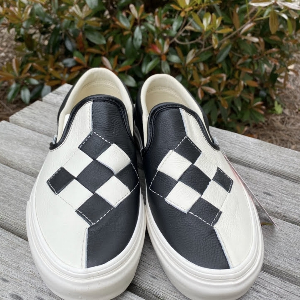 Van's Woven Leather Classic Slip-On